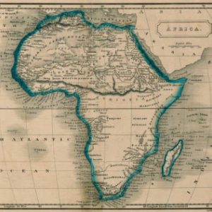 “非洲”(1822)图片来自《非洲至1900年地图》系列