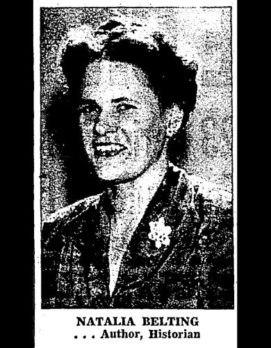 《每日伊利尼》的娜塔莉亚·贝尔廷博士的肖像，她在1950年被反共立法者的妻子指责为左派